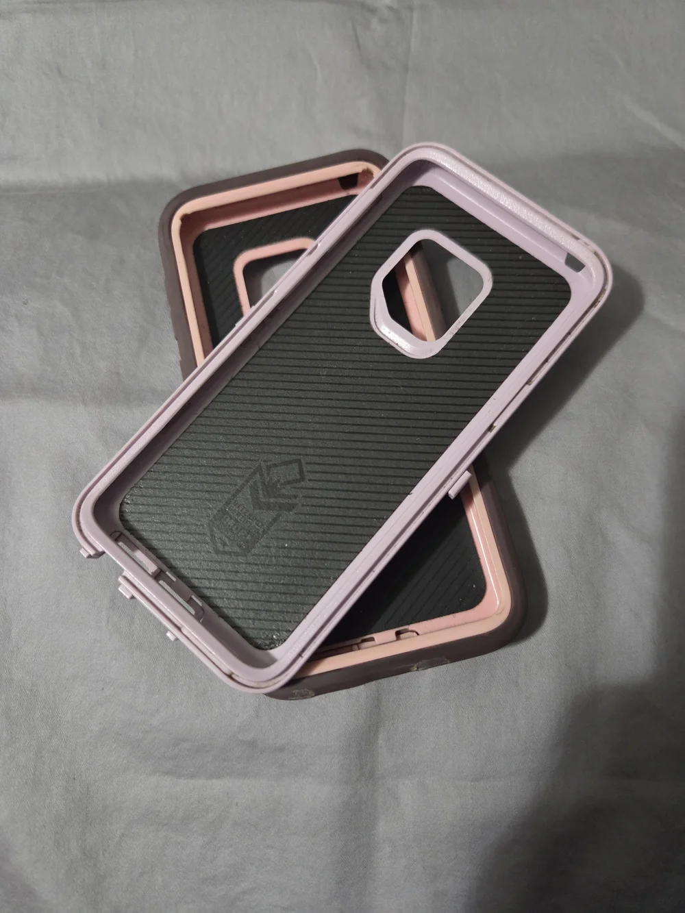 OtterBox Dual-Layer Phone Case Plus A Second Generic Case In Purple